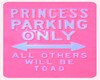 Princess Parking WallArt