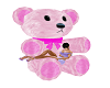 Pink Plush Bear w poses