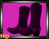 [HB] Cowgirl Boots  PurP