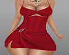 Eva Dress corset red