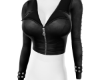 Leather Spiked Top