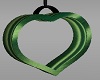 green heart cuddle swing