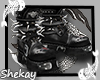 Sk! Boots Black Metal