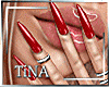 Akira Red Nails