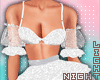 !N White Cute Dress