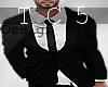 Black suit & tie