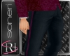 Tux pants burgundy