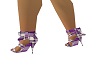 purple plaid heels