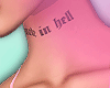 Neck Tattoo Made In Hell
