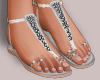 E* White Spring Sandals