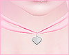 💗 Heart Choker Pink