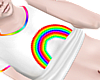 B! Rainbow Boy Belly Top