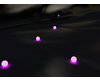 Purple floor lights