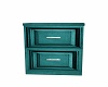 Teal File Cabinet