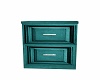 Teal File Cabinet