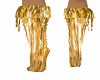 S H gold boots