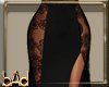 Larsa Black Fur Skirt