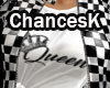 Checkered Queen Black