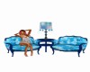 bleu sofa