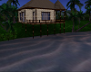 moonlit beach house