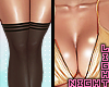 !N Brown Lips Socks 7