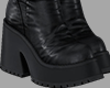 D- Black Leather Boots
