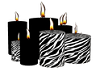 zebra & black candle