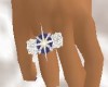 R Sapphire Diamond Ring