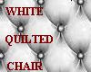 White Quilted Chair