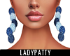 Denim Earrings | Circles