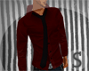 |S Dark Red Top w/ Tie