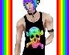 Rainbow Skull Tank