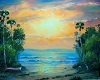 Sunset Lagoon Painting