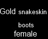 Snakeskin Female Boots