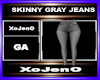 SKINNY GRAY JEANS