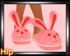[HB] Pink Bunny Slippers