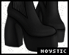 N: Sock Chunky Boots