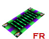 (FR) Green Stripe rug