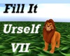 Fill It Yourself