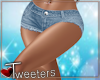 Lite Blue Denim Shorts