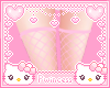 ♡ pink fishnets rl