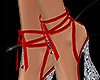 Alteia Red Crystal Heels