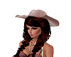 cowgirl hat n hair saint