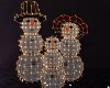 Blinking Snowman Family