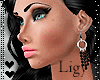 Lg-Chloe Black Earrings