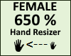 Hand Scaler 650% Female