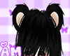 {A}-Panda Black Hair