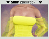 |Z| Yellow Fiora Dress
