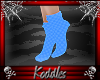 !K! Blue Heartz Socks