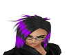 (DS90) Black.Purple Hair